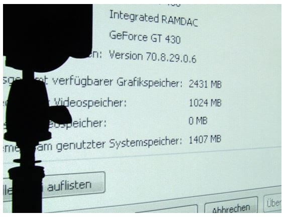 W1070 schärfe