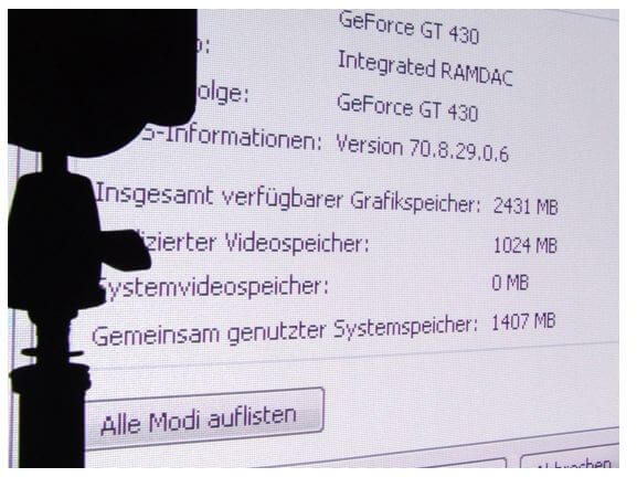 acer H6510BD schärfe