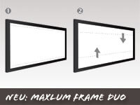 maxlum frame duo blog - Leinwand MAXlum Frame Duo - Pures Vergnügen und vielfältig einsetzbar