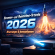 Beamer- und Heimkino-Trends 2026 – Neuerungen & Innovationen Modernes Heimkino mit Beamer und projiziertem Titel „Beamer- und Heimkino-Trends 2026 – Neuerungen & Innovationen