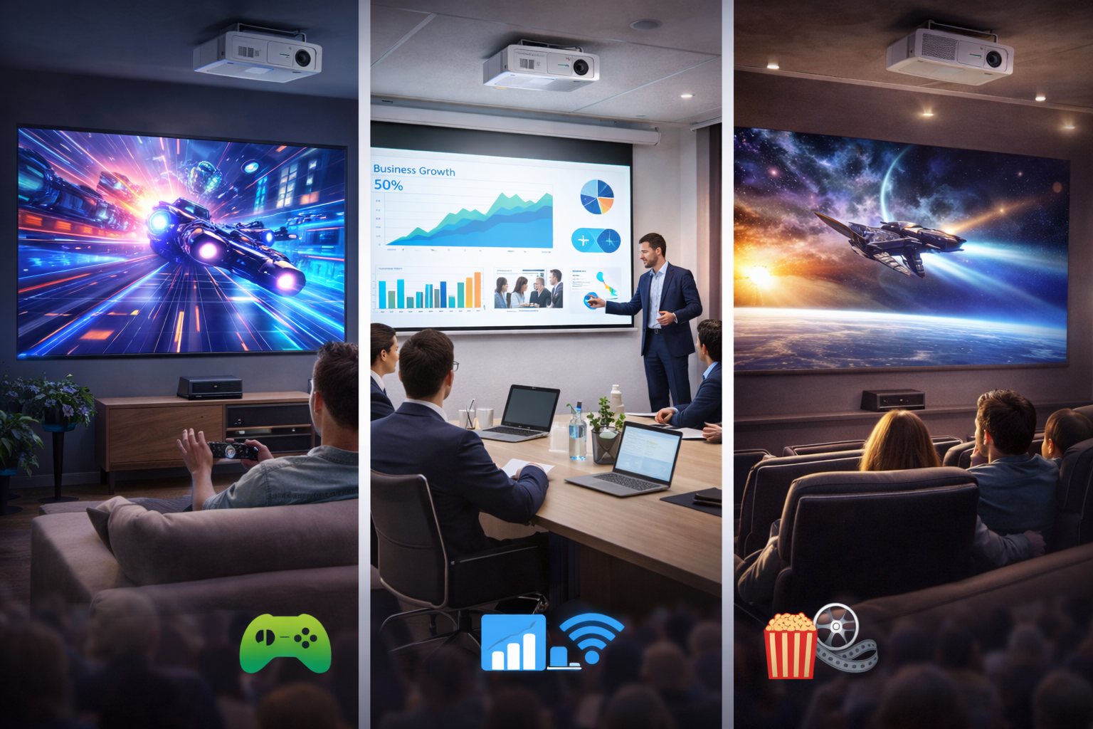 Heimkino- und Beamer-Trends 2026 – Vielseitige Nutzung von Unterhaltung bis Präsentation