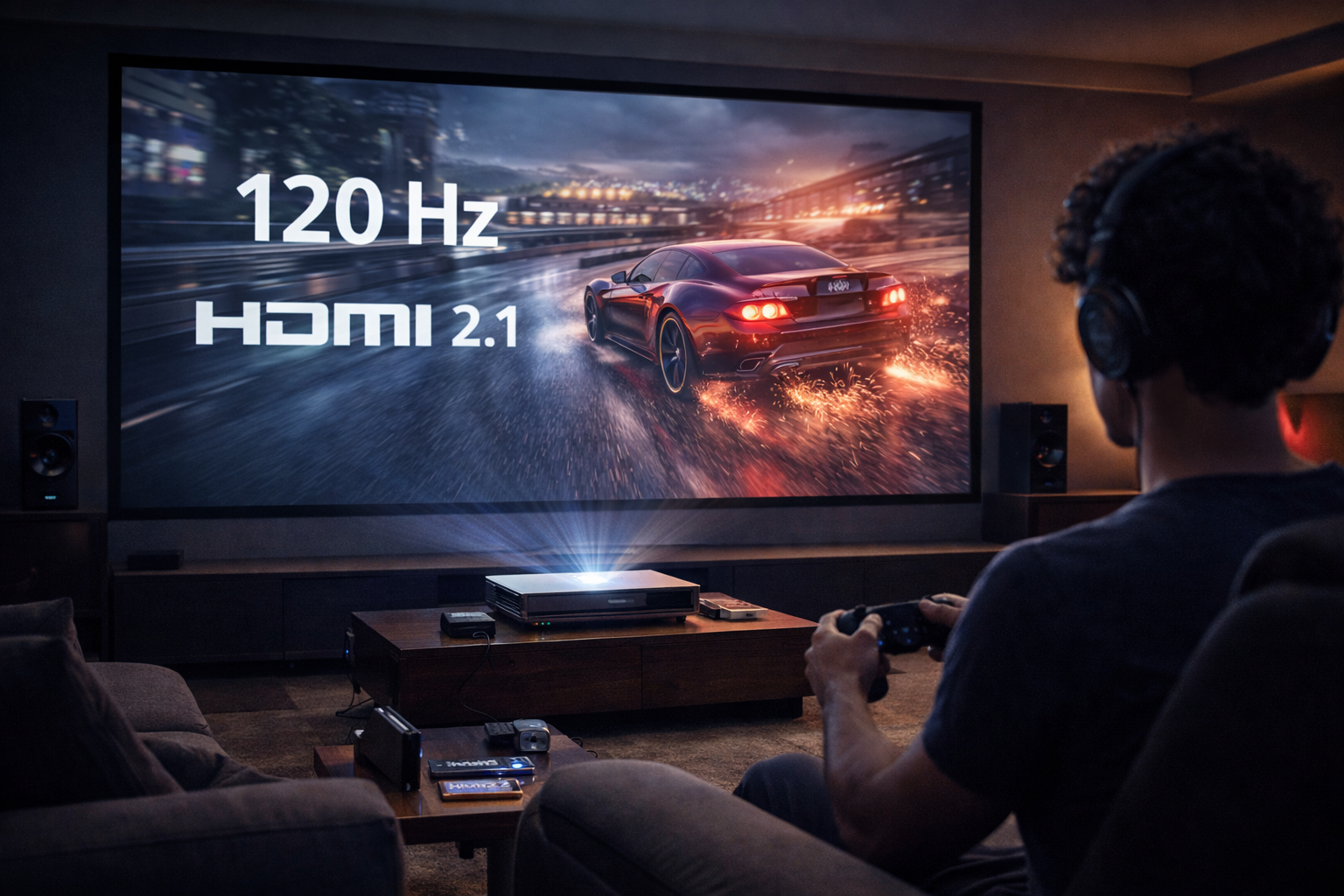 Gaming im Heimkino – Beamer mit 120 Hz und HDMI 2.1 im Einsatz
