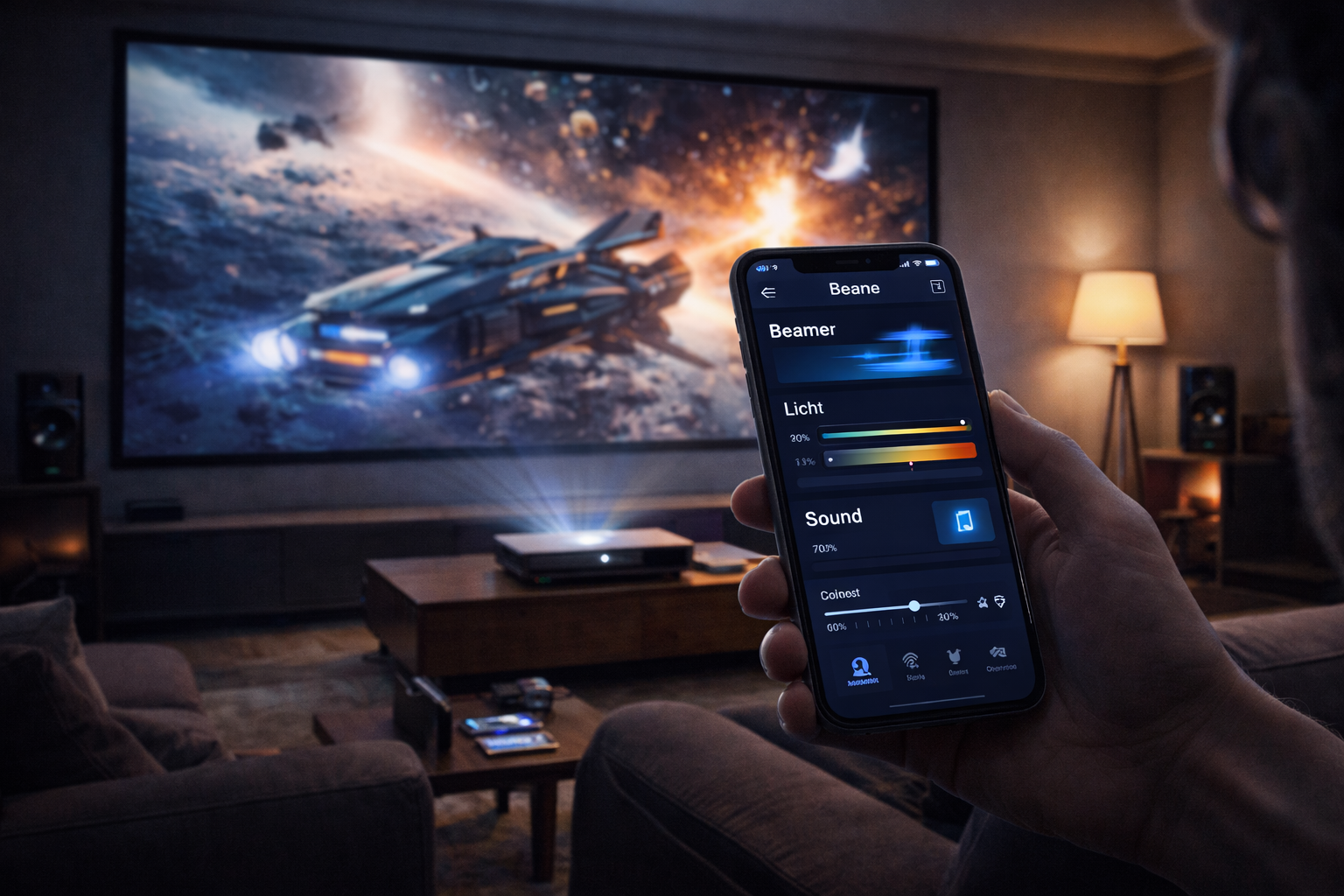 Smarte Heimkino-Steuerung 2026 – Beamer, Licht und Sound per App