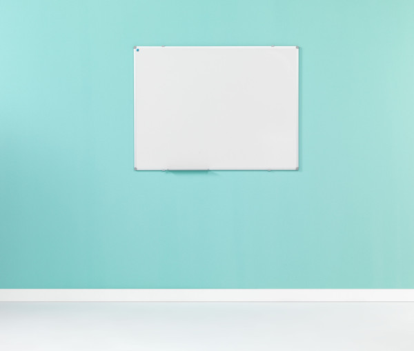 Smit Whiteboard, Emailstahl weiß, Softline 8 mm - Aluminium Rahmen - 100x180 cm