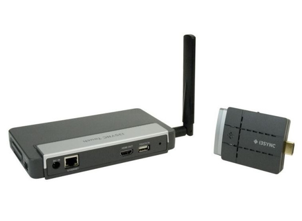 i3Technologies i3SYNC FHD Touch 1+1, Drahtloses Plug & Play Präsentationstool inkl. Touchfunktion