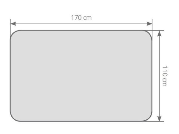 i3Technologies Projektionsmatte 170cm x 110cm