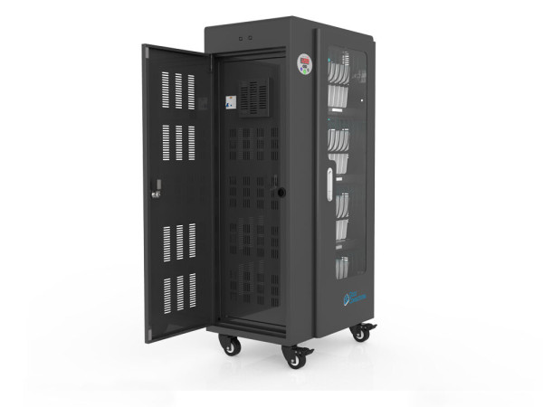 Good Connections® ANTARES T40 Tablet-Ladewagen, UV-C Desinfektion, schwarz