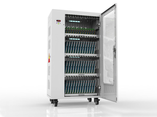 Good Connections® ANTARES T52S Tablet-Ladewagen, UV-C Desinfektion, Sync-Funktion, grau