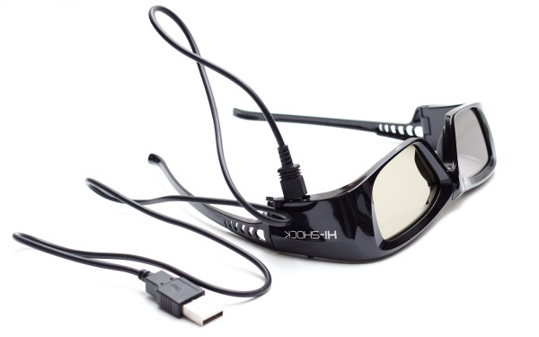 Hi-SHOCK High Diamond 3D Brille für JVC Projektoren - 120 Hz, FHD3D RF, 90° horizontal polarisiert
