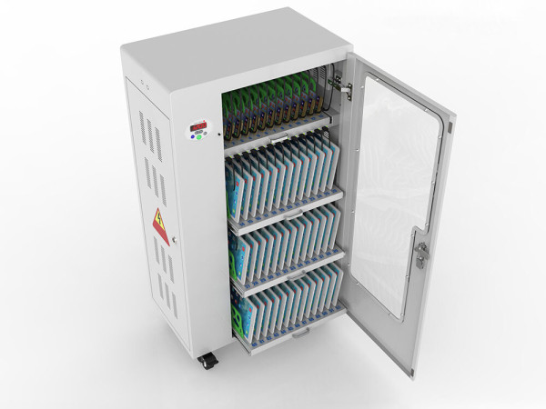 Good Connections® ANTARES T52S Tablet-Ladewagen, UV-C Desinfektion, Sync-Funktion, grau