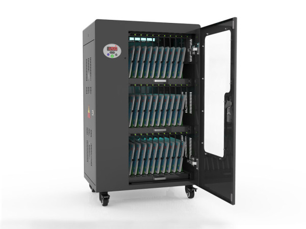 Good Connections® ANTARES T30 Tablet-Ladewagen, UV-C Desinfektion, schwarz