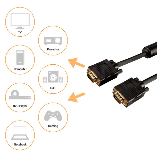 celexon VGA-Kabel Professional Serie Stecker-Stecker 35 m