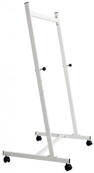 Smit Visual Tafel-Rollgestell weiß, 3 Höhenstellungen, 140cm