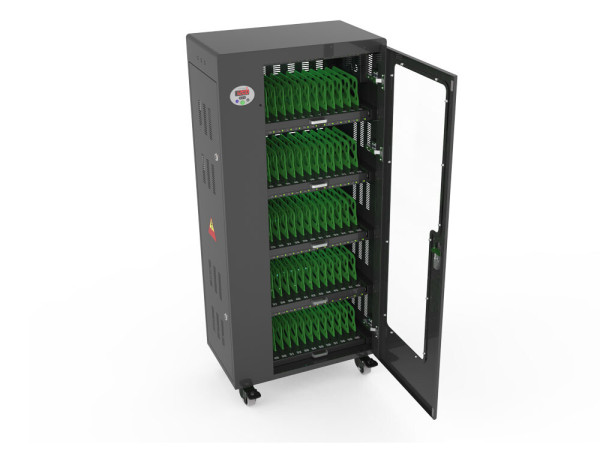 Good Connections® ANTARES T65 Tablet-Ladewagen, UV-C Desinfektion, schwarz