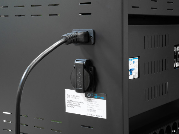Good Connections® ANTARES N20E Notebook-Ladewagen bis 15,6", UV-C Desinfektion, Einschaltverzögerung