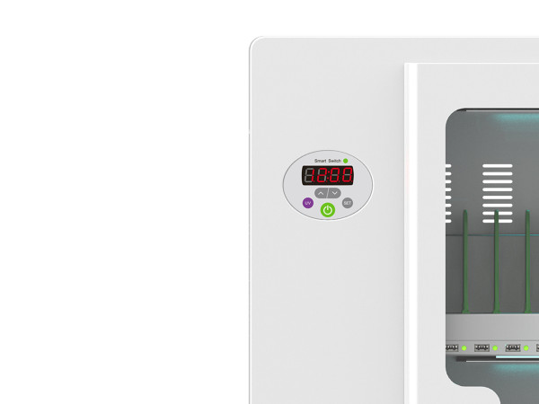 Good Connections® ANTARES T10S Tablet-Ladeschrank, UV-C Desinfektion, Sync-Funktion, schwarz