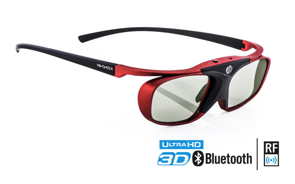 Hi-SHOCK Scarlet Heaven Aktive 3D Brille - RF/Bluetooth | Dualplay / Dualview