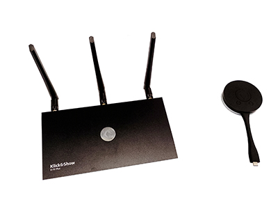 Kindermann Klick&Show Basisstation und Transmitter