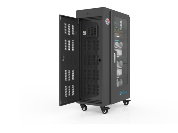 Good Connections® ANTARES T52 Tablet-Ladewagen, UV-C Desinfektion, schwarz
